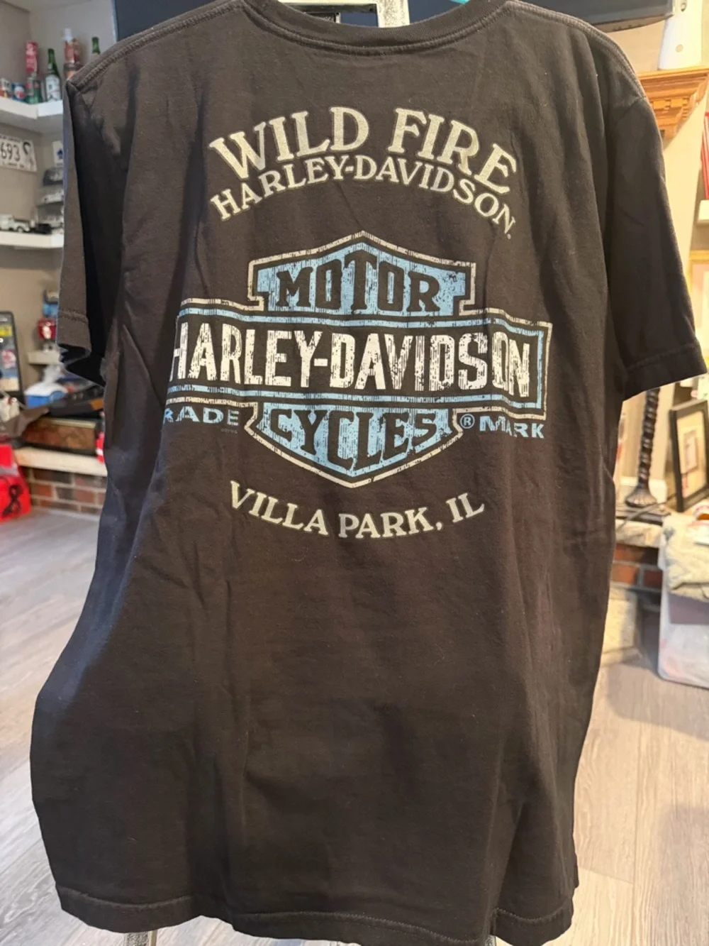 Harley-Davidson Black Short-Sleeve Skull Helmet Graphic Tee - Picture 2 of 2